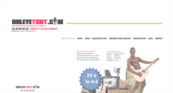 Desktop Screenshot of onlevetout.com